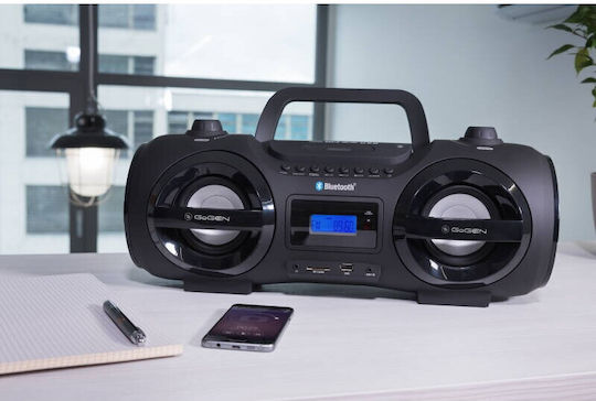Fm Radio Cd Bluetooth Gogen Cdm 425 Btdab 25 W Mp3 Usb Sd Card Remote Control Black Silver