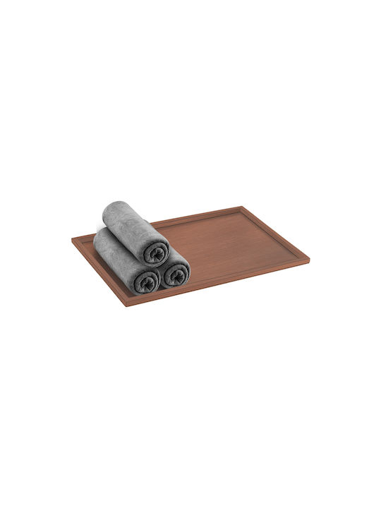 Sanco Badezimmerboxen und -körbe Veranstalter Bronze