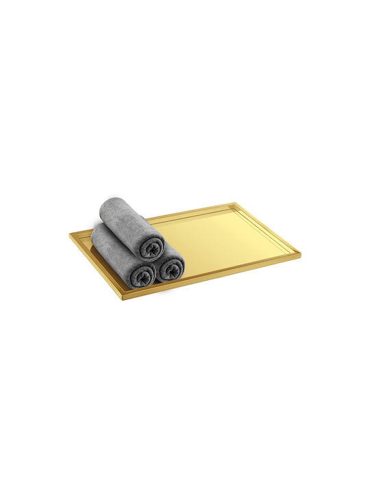 Sanco Badezimmerboxen und -körbe Veranstalter Bronze