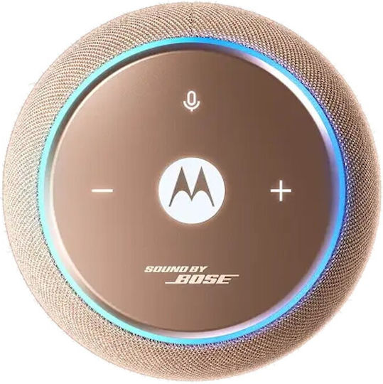 Motorola Sound Flow Waterproof Bluetooth Speaker 30W with Battery Life up to 12 Hours Warm Taupe