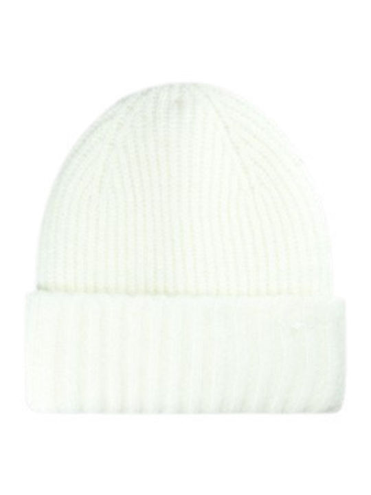 Women's Beanie Knitted Beanie in Beige Color
