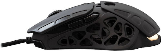 White Shark GM-5016 Ector RGB Геймърска Мишка 12000 DPI Черен
