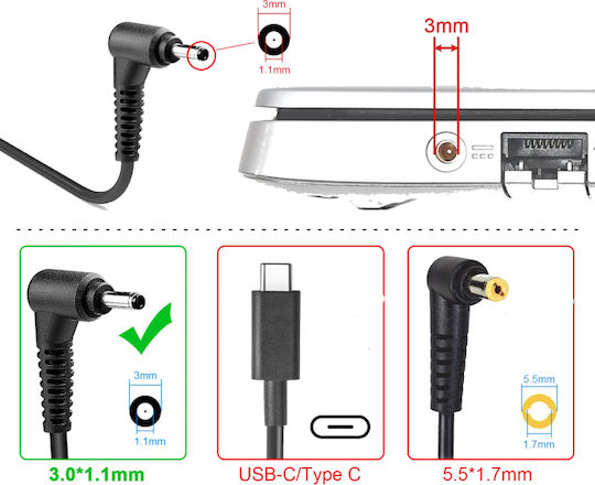 Acer Ac Adaptor 19v 45w Ac Adaptor 45w Notebook Indoor 100-240 V 50/60 Hz 45 W 19 V