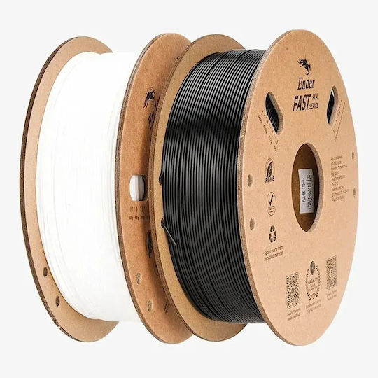 Creality3D PLA 3D Printer Filament 1.75mm Λευκό 2kg