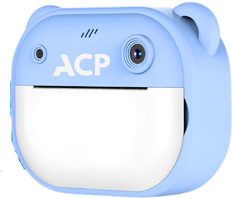ACP Cameră Foto pentru Copii cu Imprimare Termică Albastră