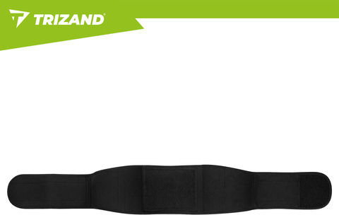 Trizand Gürtel Für Bauch Atdünnung Neopren Klettverschluss 120 X 24 Cm Schwarz Grün 27673