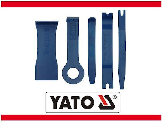 Yato Εργαλεία Αφαίρεσης Πλαστικών Κλιπ Ταπετσαρίας Αυτοκινήτου 5τμχ