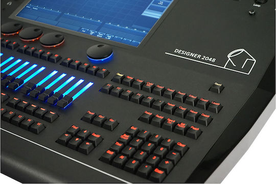 Fos Technologies Designer 2048 DMX Controller Κονσόλα Φωτισμού με 2048 Κανάλια Ελέγχου / 4 Εισόδους XLR και Συνδέσεις Wifi / USB (για PC)