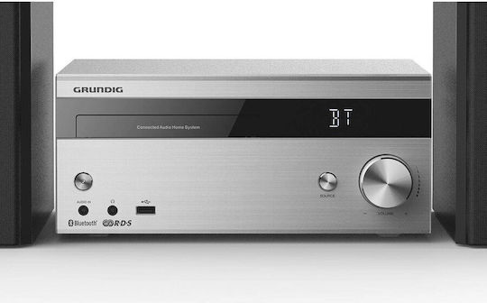 Grundig Sound System 2 CMS 4000 BT GLR7641 100W with CD / Digital Media Player and Bluetooth Black