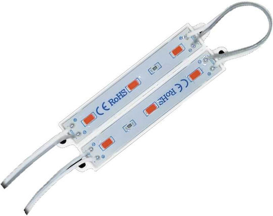 SMD5730 75x12mm LED Module 12V 1.2W Κόκκινο 1τμχ 5.2.4