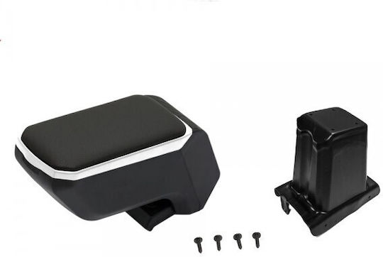 S-dizayn Car Leather Armrest for Volkswagen Golf Black