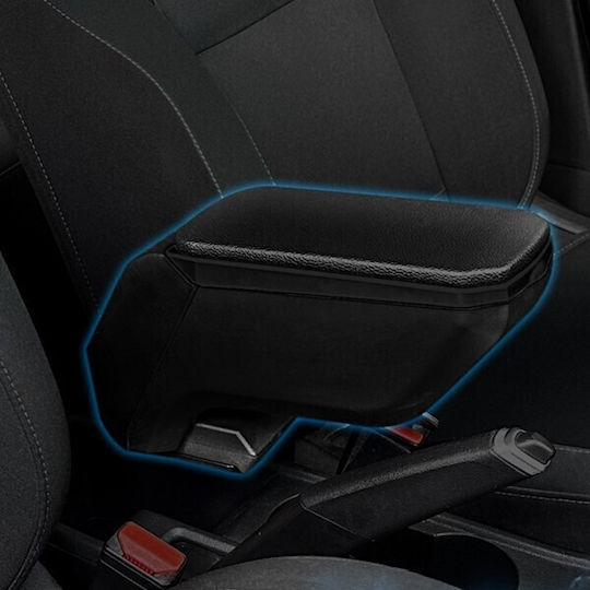 S-dizayn Car Leather Armrest for Renault Clio Black