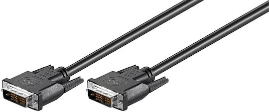Microconnect Кабел DVI-D мъжки - DVI-D мъжки 1м Черен (MONCCS1)