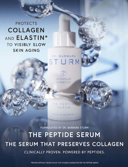 Dr. Barbara Sturm Sturm The Peptide Serum Moisturizing & Anti-aging Face Serum with Peptides & Collagen for Brightening & Lifting 30ml