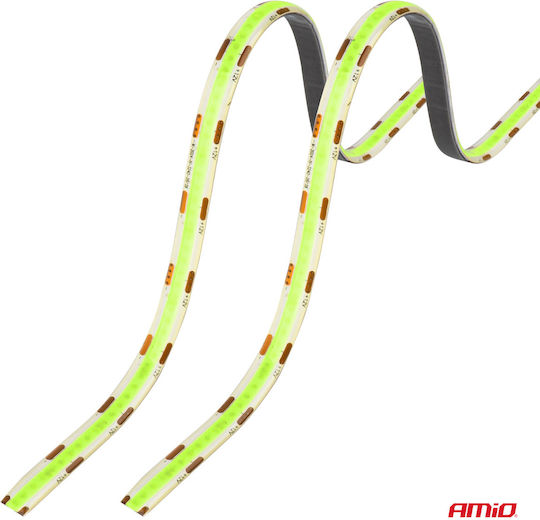 AMiO Bandă LED Auto 12V Verde
