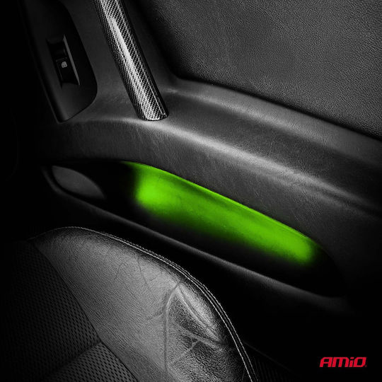 AMiO Bandă LED Auto 12V Verde