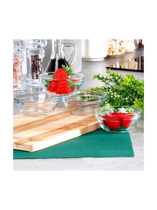Excellent Houseware Μπωλ Σερβιρίσματος Παγωτού Στρογγυλό Γυάλινο Διάφανο με Διάμετρο 10.5εκ. 4τμχ Excellent Houseware Μπωλ Σερβιρίσματος Παγωτού Στρογγυλό Γυάλινο Διάφανο με Διάμετρο 10.5εκ. 4τμχ