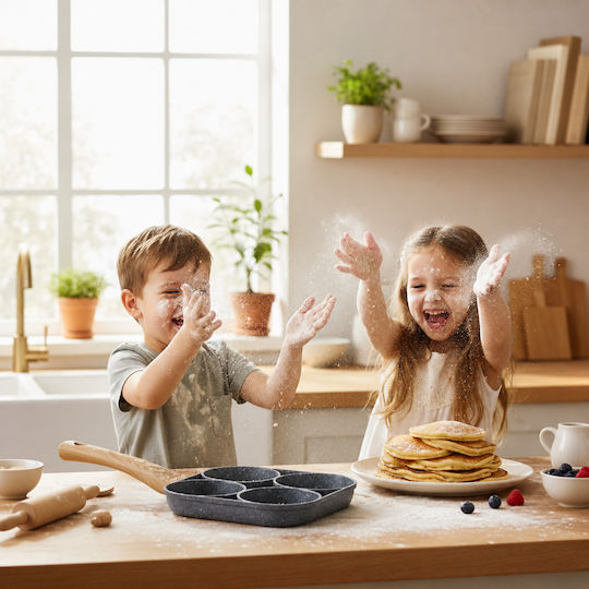 Διπλό Τηγάνι για Pancakes από Αλουμίνιο με Αντικολλητική Επίστρωση 35.6cm