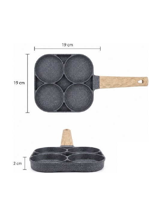 Tigaie Dublă pentru Pancakes din Aluminiu cu Acoperire Antiaderentă 35.6cm