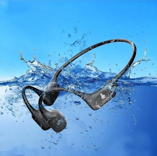 Fitpaddy FitBone Pro Knochenleitung Bluetooth Kopfhörer Schweißbeständigkeit Schwarz