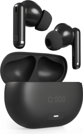 SBS Nova Beat In-Ear Bluetooth-Freisprecheinrichtung Kopfhörer mit Ladeetui Schwarz