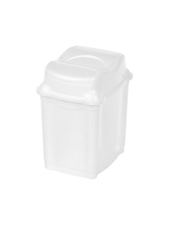 Orion Plastic Waste Bin for Cabinet White 5lt