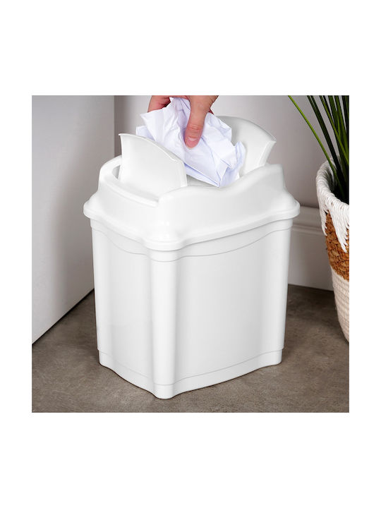 Orion Plastic Waste Bin for Cabinet White 5lt