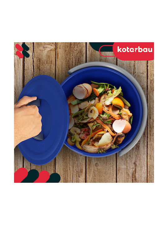 Kotarbau Κάδος Απορριμμάτων Πλαστικός Μπλε 15lt