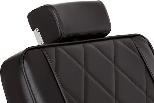 Barber Equipment Καρέκλα Κουρείου Καφέ με Ρυθμιζόμενο Ύψος και Υδραυλική Ανύψωση