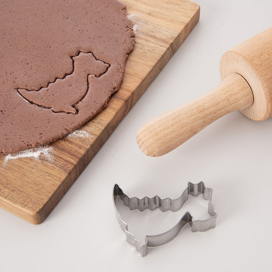 Steel Dinosaur Cookie Cutter 6.5 Cm