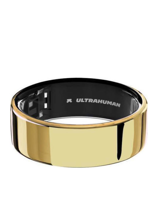 Ultrahuman Air Intelligente Ringe 15.7mm Wasserdicht mit Herzfrequenzsensor Gold