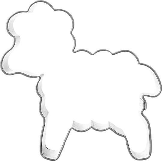Steel Pastry Cutter Cookie Gingerbread Mold Easter 6 Pcs