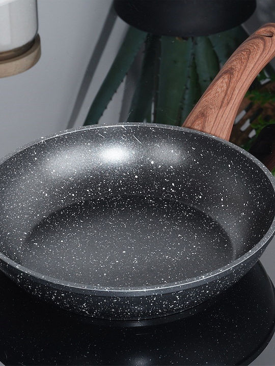 Vilde Aluminum Pan with Lid with Stone Coating 20cm