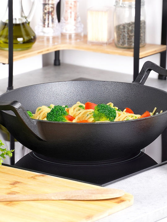 Vilde Wok από Μαντέμι με Κεραμική Επίστρωση 32cm