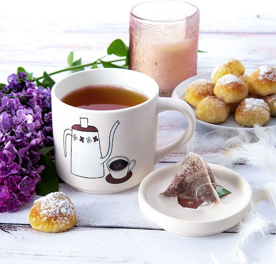 Orion Porzellan Tasse Mit Deckel Beiges 420ml
