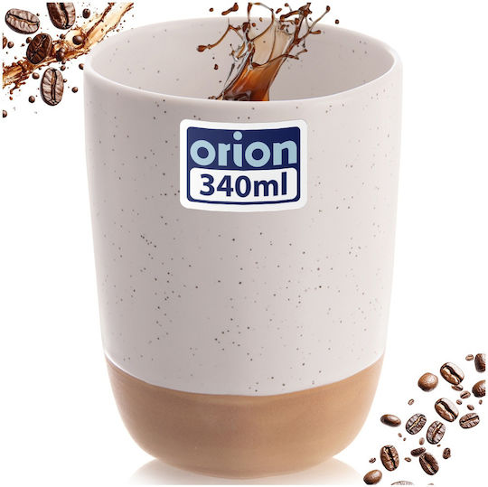 Orion Keramiktasse Weiß 340ml