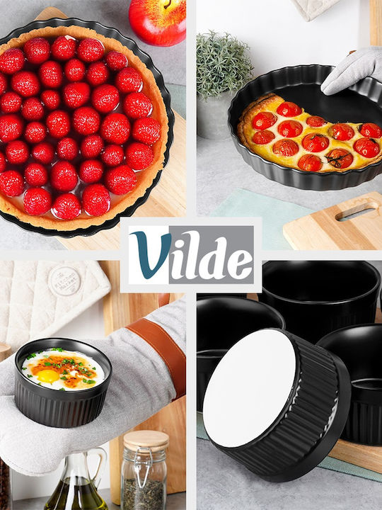 Vilde Vilde Backform für Törtchen Keramik 10x5cm 7 Stück