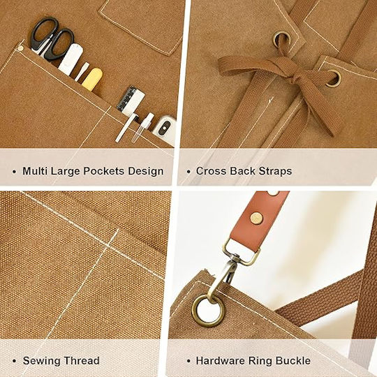Adiavroxo (Work Aprons & Sleeves) Ποδιά Barista / Bartender / Σερβιτόρου Καφέ