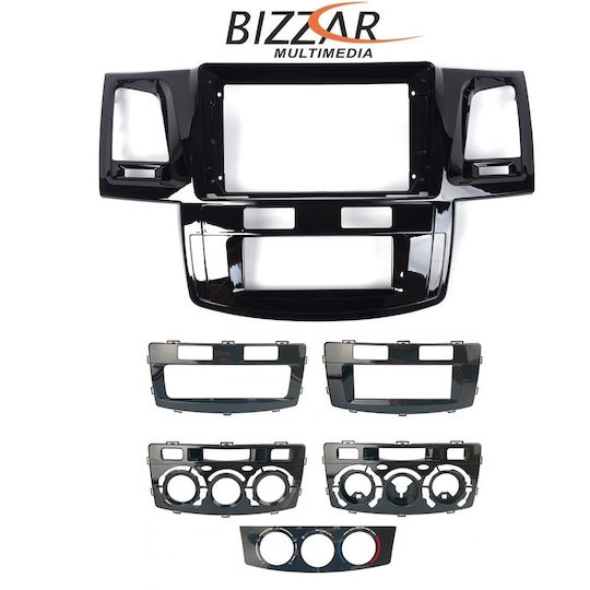 Clarion Auto-Audiosystem für Toyota Hilux 2007-2016 (Bluetooth/USB/AUX/Eingebautes Wi-Fi / 3G/GPS/Apple CarPlay/Android Auto) mit Touchscreen 9 Zoll