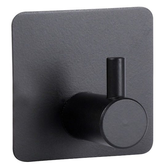 Vilde Cârlige Cu Autocolant Inox Negre 8 Bucăți