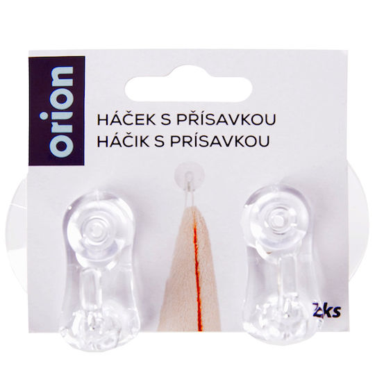 Orion Orion Κρεmaστράκια mit Saugnapf Transparent 2 Stück