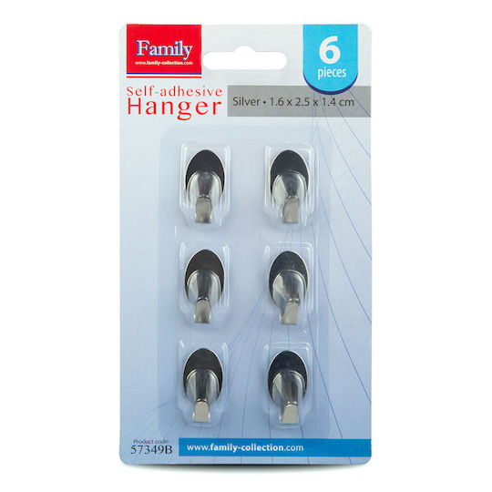 Alista Home Cârlige Cu Șurub Inox Gri 6 Bucăți