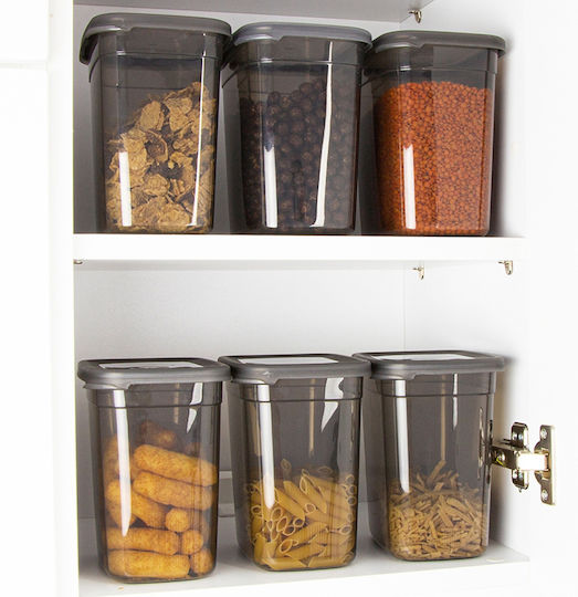 Vilde Set 6 Bucăți Vaze Pentru Cafea / Paste Cu Capac Plastic Transparent 1000ml 6 Bucăți