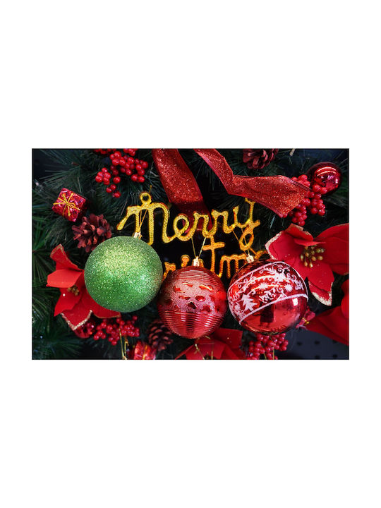 Set 24 Ornamente De Crăciun Pentru Brad Tip Bile Multicolore 8 Cm Diametru Plastic Cu Sclipici Ambalaj Cutie 19 Cm Lungime X 42 Cm Înălțime X 19 Cm Adâncime