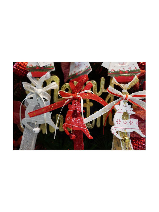 Weihnachtsbaumschmuck Hirsch Alista Home Grau Holz 25 Cm