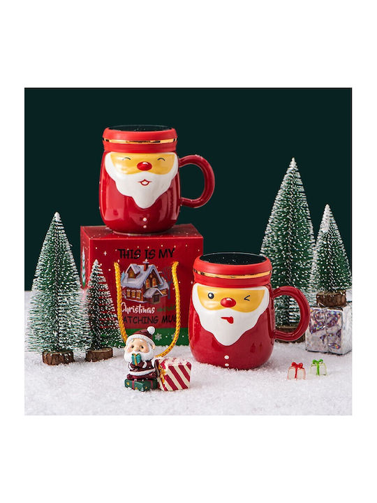 Alista Home Christmas Ceramic Mug Santa Claus 11.5x8cm 430ml