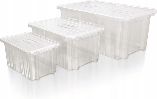Prosperplast Plastik Aufbewahrungsbox Mit Deckel Transparent