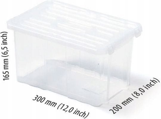 Prosperplast Plastik Aufbewahrungsbox Mit Deckel Transparent