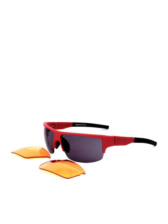 Rodenstock Γυαλιά Ηλίου Κόκκινα με Σκελετό Rodenstock Γυαλιά Ηλίου Κόκκινα με Σκελετό