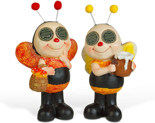 Solar Led Bee Decoration 22 Cm 112 Leds Moving Eyes Varied Design